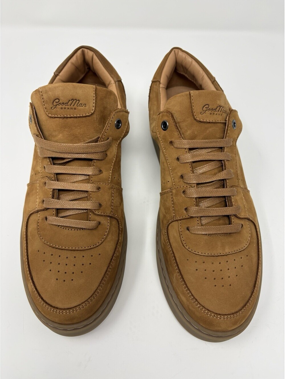 Good Man Brand Mens Legend Sneaker Tan Wheat Nubuck Leather NEW No Box Size 10